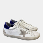 골든구스 여성 슈퍼스타 스니커즈 화이트블루탭 G33WS590.L82 : Pitti Milan