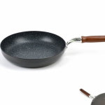 케이에이치 우드 손잡이 경질 후라이팬 코팅 볶음 부침개 주방 팬 28cm : 라이프헤븐