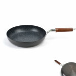 케이에이치 우드 손잡이 경질 후라이팬 코팅 볶음 부침개 주방 팬 28cm : 라이프헤븐