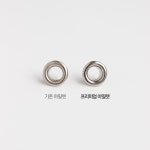 프리미엄 아일렛 3호 20개 / 국산 가죽공예 금속장식 부자재 하도메알 : Leatherrang