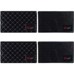 ZC GEL 휴대폰 선글라스 키 코인 등을 위한 끈적끈적한 대시 패드4팩 탈착식 및 트레이스리스 자동차 대시보드 매트 내열성 미끄럼 방지... 