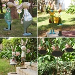 토끼 정원 조형물 소품 가드닝 야외 장식 데코 마당 : 솔의연