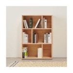 H6723 3단 고무나무 다용도책장 1color : 명가리빙