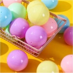 반투명 추첨볼 뽑기 추첨 공 이벤트 뽑기볼 캡슐 색상랜덤 3size : 또또즈