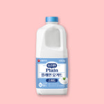 서울우유 더진한 대용량 스위트플레인요거트1.8L 1개 샐러드토핑 수제간식 유산균 그릭요거트 : 우유팡