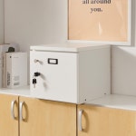 회사 학교 사무실 열쇠 키 잠금 개인 미니 수납장 300 시건장치 사물함 : IVY퍼니처