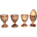 Holy Land Market 성지시장 올리브나무 성찬계란컵 4개 멋진 스타일 아스포아울렛 브랜드 4종세트 : U G E N T