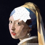 세계명화 입체감표현 번호매칭 폴리곤아트 퍼즐그림 DIY 5p 미술수업 : 자람마루키트