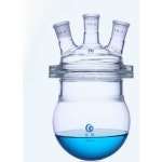 비이커형 반응조 일반 이중자켓 비커 4구 뚜껑 세트 구형병 10L : 스타플레이스2