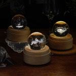 오르골 하울의움직이는성 회전목마 여자친구 선물 달 : 라이트 피플