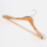 Oce 고급 나무 빈티지 옷걸이 정장 걸의 내추럴 원목 우드 양복 옷걸이 엔틱 옷거리 : 스톤오션2