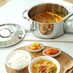 한일스텐레스 통3중 IH 샤인 스텐냄비 양수 24cm : 한일스텐레스 주식회사