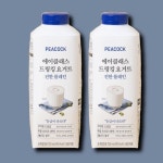 피코크 드링킹 요거트 에이클래스 진한플레인 750ml 2개 무가당 : 반애반
