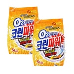 O2 크린파워 세탁세제 5kg 2개 : 천그루의 미니샵