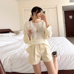 [핀턱 쇼츠] 크리미 하이웨스트 핀턱 A라인 반바지, 면반바지, 여름 숏팬츠 : 더클립 - THE CLIP