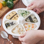 [보드겜] 6구 삼각김밥 틀 주먹밥틀 소풍 도시락 레시피 R028 : 핫트랙스