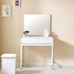 심플 미니화장대 화이트 그레이 기숙사 고급 감성가구 : 라이프-쇼핑