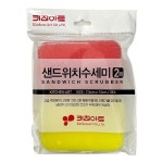 바른생활 샌드위치 수세미 2P : 스위프트존