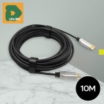 고해상도 광HDMI케이블10M 컴퓨터선 UHD케이블 게임기 모니터 연결 부품 프로젝터 : 디마크