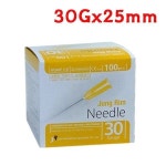 (제이큐)주사침 일회용주사바늘 침/바늘 주사기바늘 정림 30Gx25mm 100개입 2개 : 텔레그라프