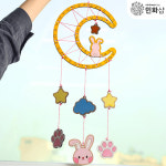 모빌만들기 밤과꿈 태교바느질DIY 달토끼 UDPWD0195 : 민화샵