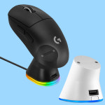 로지텍 지슈라2 지슈라 마우스 충전독 이메이션 차징독 2 RGB : N정품스토어