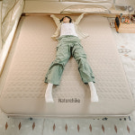NH C12 자충 매트 더블 (펌프 내장형) 200X132X12CM 차박 에어 침대 2인용 : 네이처하이크