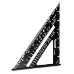 목공 각도자 목수 전문 눈금자 제도자 목공용 메큐레이트 서까래터 스퀘어 트라이앵글 다이캐스트 알루미늄 합금 7인치 다이캐스팅 7... 