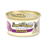 굿프랜드 고양이 캔 참치 + 새우 85g x 24개 : 댕냥댕냥마트