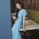 (JJ지고트) 볼륨 슬리브 스퀘어넥 원피스 GP6A0OPR21 : JJ JIGOTT