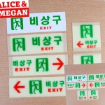 안전유도표지 피난사인 비상출입구표지판 피난구 : 가성비 아이템 추천