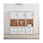 G3111 9칸 낮은 멀티 책장 1200 4colors : 명가리빙