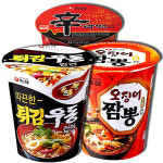 농심 신라면 6입 + 튀김우동 6입 + 오징어짬뽕 6입 총 18입 : 이티마트