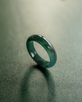 A 제이드 옥반지 Forest Dark Green Jade Ring : 예작쥬얼리