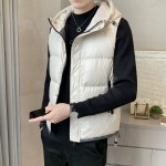 다운베스트 남성 가을겨울 따듯한조끼 배자 오리털 복청 년도 협남 라이트슬림 조패 민소매코트 : 싸다구집앞마켓