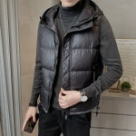 다운베스트 남성 가을겨울 따듯한조끼 배자 오리털 복청 년도 협남 라이트슬림 조패 민소매코트 : 싸다구집앞마켓