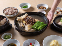 장수촌 닭백숙밀키트 능이백숙 한방육수 (찹쌀밥 포함) : 백년미소 장수촌