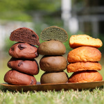 선수빵 쌀과 두유로 만든 속편한 무방부제 비건 고단백 미네랄 가득 국산쑥 볼빵빵 100g : 지브로와