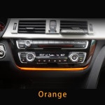 주황색과 LED 주변 조명 F30 F32 F33 3 4 자동차 대시 보드 센터 콘솔 : PGC1