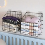 벽걸이 철망 네트망 선반 메쉬망 철제 바구니 세탁실 행거 전시 : 에크베르