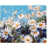 캐릭터 명화그리기 수채화그림 유화 페인팅 데이지와 하늘 40 : 서치플레이스10