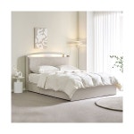 H8251 패브릭 1단 수납 LED 침대 K 1color : 명가리빙