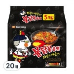삼양 불닭볶음면 봉지라면 20개 one option : 멍균관