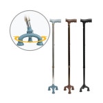 가벼운 노인지팡이 어르신 할아버지 세발 경량 지팡이 : 인비즈코퍼레이션