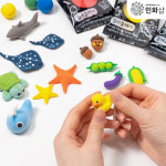 클레이만들기 폼클레이세트 지점토공예 고무찰흙 점토 클레이 5색 UDOCL0010 : 민화샵