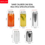 캔 실링기 가정용 진공 밀봉 포장기 압축기 XEOLEO 데스크탑 수동 회전 시머 55mm PET 플라스틱 알루미늄 주석 항아리 소프트 음료 커피 우유... 