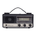 코비 레트로 아날로그 미니 라디오 FM USB SD카드 효도 휴대용 소형 CRF-25 : 무모