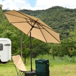 캠핑장 파라솔 정원 야외 테라스 옥상 그늘막 민물낚시 : 지혜글로벌