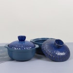 해피정코리아 라인 A 진뚝배기 블루, 2호(지름 17cm..., 1개 : 나우엘