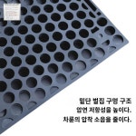 도로 양방향 경사로 고무 차량 패드 진입판 문턱 : 명성무역